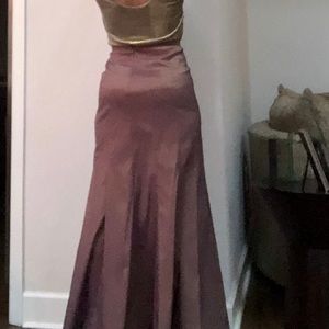 Tadashi Shoji Irradescent Maxi Skirt Size 8